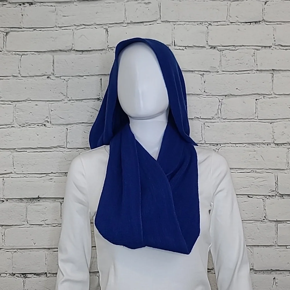 Calvin Klein Super Soft Acrylic Knit Cold Weather Loop/Infinity Scarf Klein Blue